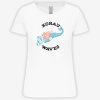 Camiseta mujer organica blanca Siren